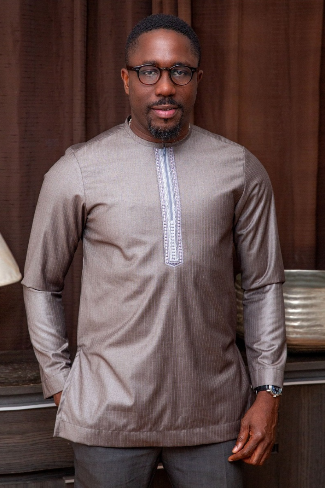 Ensemble tunique beige